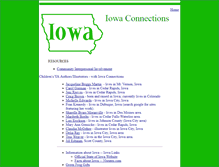Tablet Screenshot of iowaconnections.com